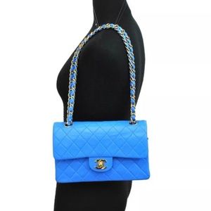 💯 AUTH CHANEL CLASSIC FLAP MEDIUM SIZE 10" 2.55